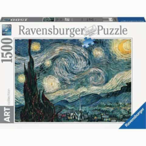 1500p Puzzle Van Gogh Yıldızlı Gece
