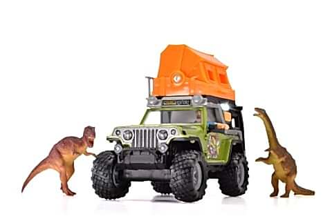 Dickie Toys Dino Jeep ve Kamp Seti
