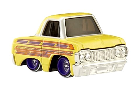 CarTuned S3 1964 Chevy Impala - Sarı Lowrider Araba