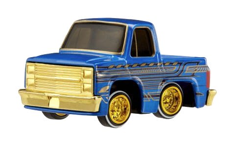 CarTuned S3 1987 Chevy C10 - Mavi Lowrider Araba