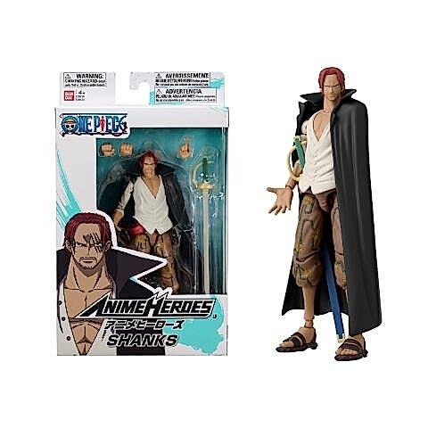 16 cm Shanks Poz Verilebilir Figür - Anime Heroes One Piece Serisi