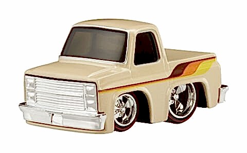 CarTuned S3 1987 Chevy C10 - Krem Rengi Custom Araba