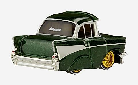 CarTuned S3  1957 Chevy Bel Air - Yeşil Lowrider Araba