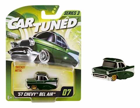CarTuned S3  1957 Chevy Bel Air - Yeşil Lowrider Araba