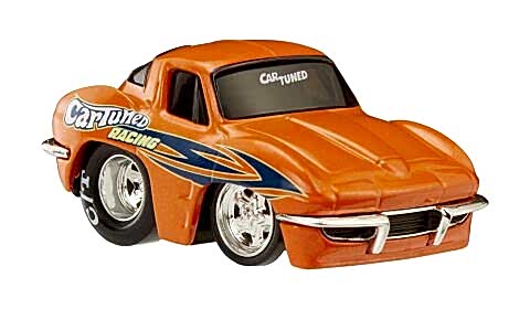 CarTuned S3 1963 Chevy Corvette Stingray - Turuncu Pro Street Araba