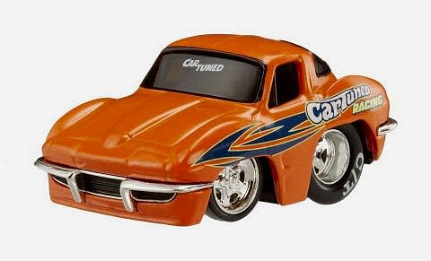 CarTuned S3 1963 Chevy Corvette Stingray - Turuncu Pro Street Araba