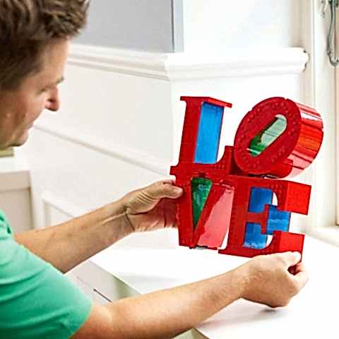 LEGO® Art LOVE, Çiftler için Hediye ve Dekoratif Süs Eşyası 31214