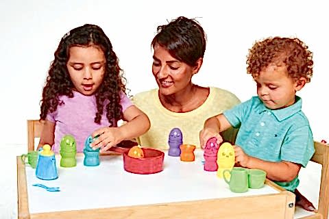 YENİ Saklambaçlı Yumurta Kule Seti