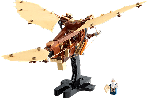LEGO® Icons Leonardo da Vinci’nin Uçan Makinesi Yetişkinler için Masa Süsü Seti 10363
