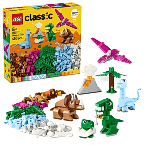 LEGO® Classic Yaratıcı Dinozorlar Hayal Gücünü Geliştiren Modeller 11041