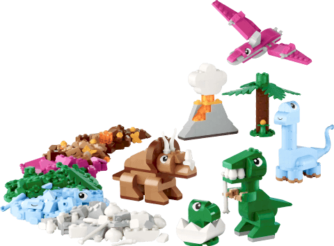 LEGO® Classic Yaratıcı Dinozorlar Hayal Gücünü Geliştiren Modeller 11041