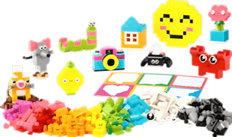 LEGO® Classic Yaratıcı Mutlu Kutu Renkli Yapım Parçaları 11042