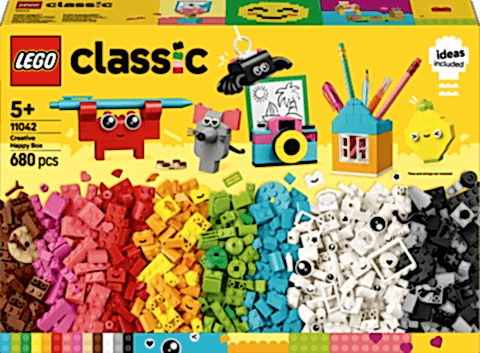 LEGO® Classic Yaratıcı Mutlu Kutu Renkli Yapım Parçaları 11042
