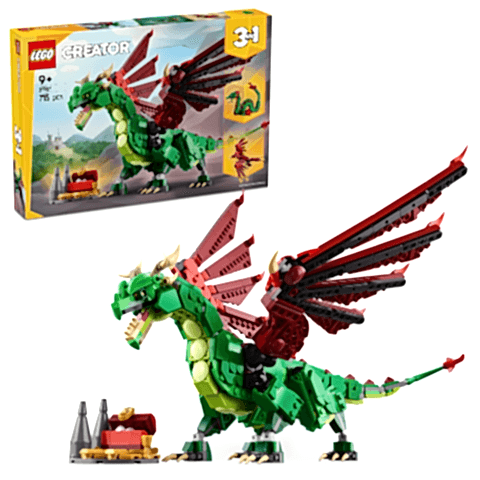 LEGO® Creator 3'ü 1 Arada Orta Çağ Ejderhası Oyun Seti 31161