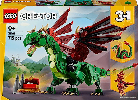 LEGO® Creator 3'ü 1 Arada Orta Çağ Ejderhası Oyun Seti 31161