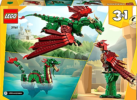 LEGO® Creator 3'ü 1 Arada Orta Çağ Ejderhası Oyun Seti 31161