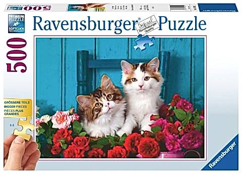 Ravensburger 500 Parçalı Puzzle Kedicikler