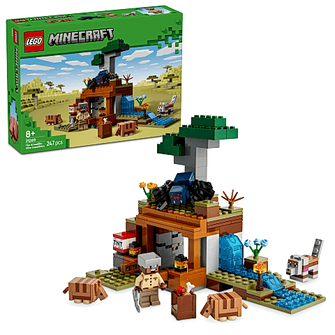 LEGO® Minecraft® Armadillo Maden Keşfi Video Oyunu Figürü 21269