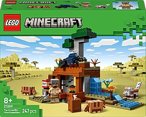 LEGO® Minecraft® Armadillo Maden Keşfi Video Oyunu Figürü 21269
