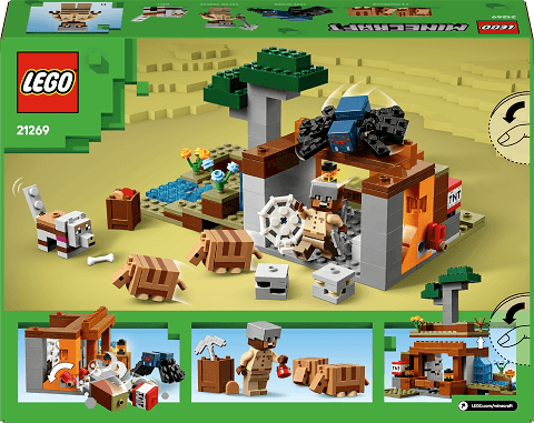 LEGO® Minecraft® Armadillo Maden Keşfi Video Oyunu Figürü 21269
