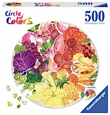 Ravensburger 500 Parçalı Daire Puzzle Meyve Sebzeler