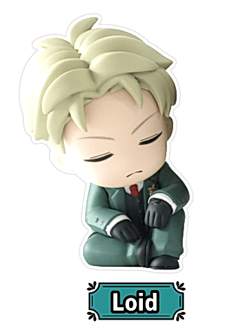 Twinchees Spy x Family Figürleri Uyuyan Minikler