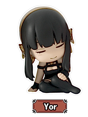 Twinchees Spy x Family Figürleri Uyuyan Minikler