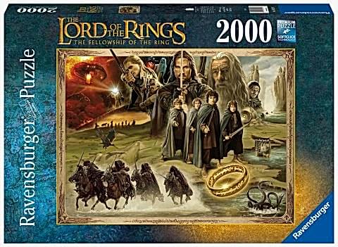 Ravensburger 2000 Parçalı Puzzle LOTR Yüzük Kardeşliği