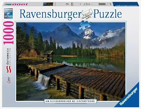 Ravensburger 1000 Parçalı Puzzle Avusturya Schiederweiher Gölü