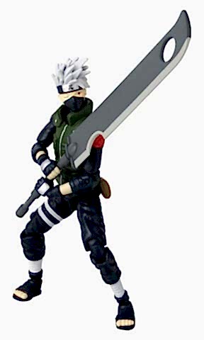 Bandai 16 cm Anime Heroes Naruto Figürleri - Hatake Kakashi 4 Büyük Ninja Savaşı