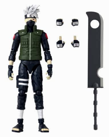 Bandai 16 cm Anime Heroes Naruto Figürleri - Hatake Kakashi 4 Büyük Ninja Savaşı