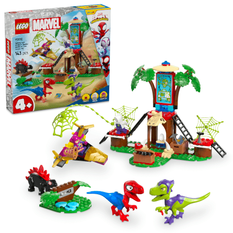 LEGO® Marvel Spidey ve İnanılmaz Arkadaşları Ağaç Ev Karargahında Spidey ve Gobby'nin Raptor Savaşı 11200