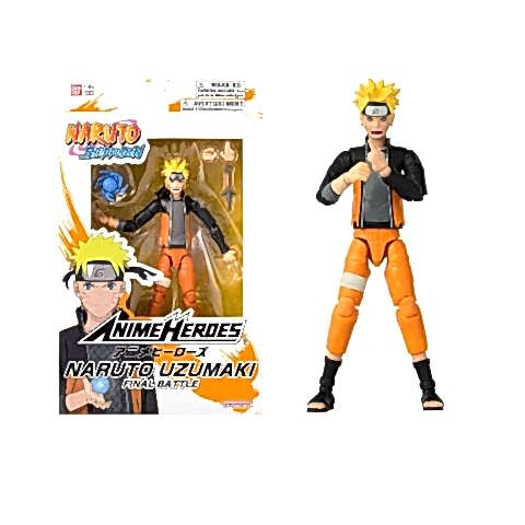 Bandai 16 cm Anime Heroes Naruto Figürleri  - Naruto Uzumaki Son Savaş