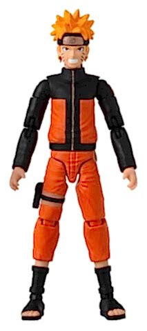 Bandai 16 cm Anime Heroes Naruto Uzumaki Figür ve Aksesuar Seti