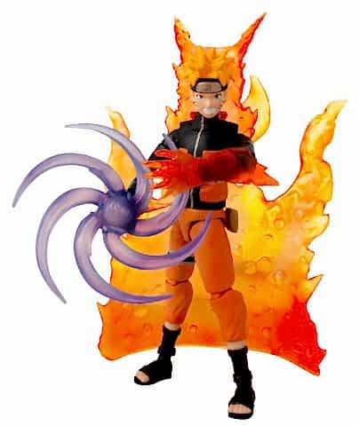 Bandai 16 cm Anime Heroes Naruto Uzumaki Figür ve Aksesuar Seti