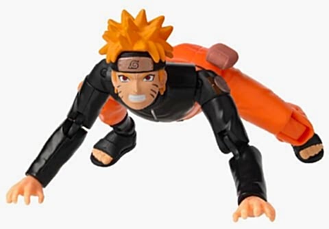 Bandai 16 cm Anime Heroes Naruto Uzumaki Figür ve Aksesuar Seti