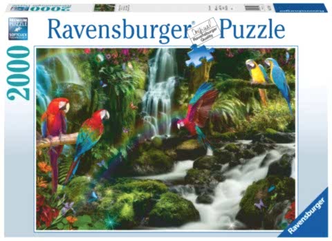 Ravensburger 2000 Parçalı Puzzle Renkli Papağanlar