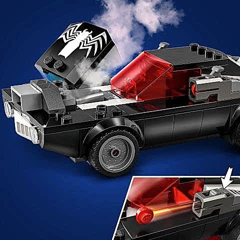 LEGO® Marvel Örümcek Adam, Venom Arabasına Karşı İnşa Edilebilen Oyuncak Araç Seti 76309