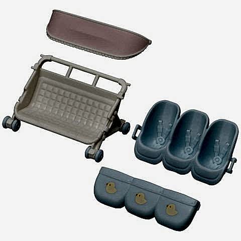 Üçüz Bebek Arabası