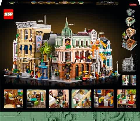 LEGO® Butik Otel 10297 - Sürprizlerle Dolu, Detaylı ve Sergilenebilen bir Otel Model Yapım Seti (3066 Parça)