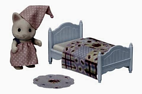 Çiçekli Kedi Kızın Uyku Seti