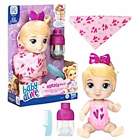 BABY ALIVE BEBEĞİMLE ŞAMPUAN EĞLENCESİ - SARIŞIN