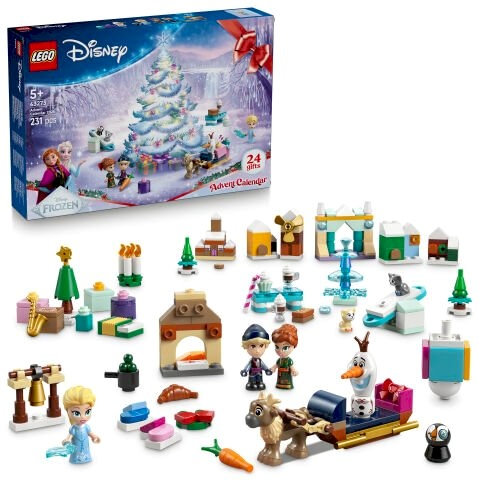 LEGO® ǀ Disney Karlar Ülkesi 2025 Yılbaşı Takvimi Oyuncak Yapım Seti 43273