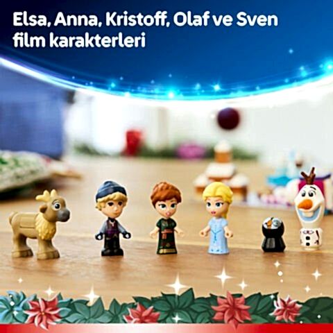 LEGO® ǀ Disney Karlar Ülkesi 2025 Yılbaşı Takvimi Oyuncak Yapım Seti 43273
