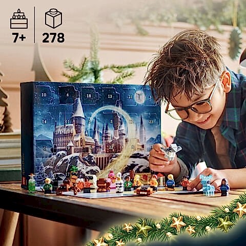 LEGO® Harry Potter™ 2025 Yılbaşı Takvimi, Çocuklar için Büyücü Oyuncağı 76456