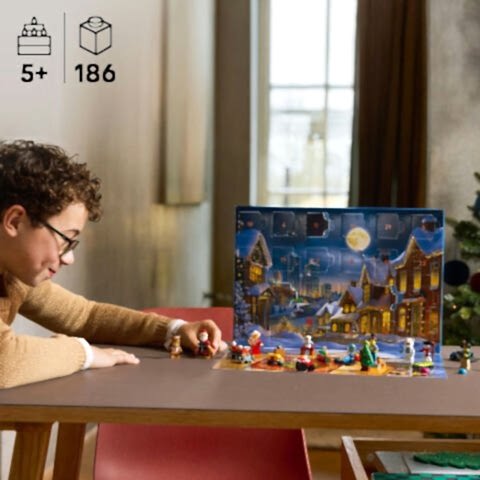 LEGO® City 2025 Yılbaşı Takvimi, 5 Yaş ve Üzeri Çocuklar için Yılbaşı Hediyesi 60475