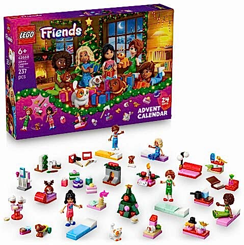 LEGO® Friends 2025 Yılbaşı Takvimi Oyuncak Yapım Seti 42668