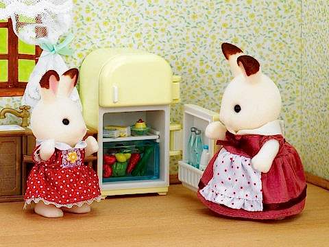 Sylvanian Families Çikolata Kulaklı Anne Buzdolabı Set