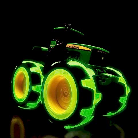 JD Tractor w/Light Wheel