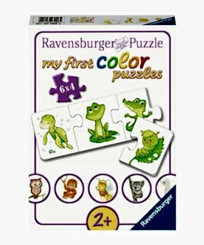 6x4p Puz İlk Renkli Hayvanlar